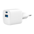 GEMBIRD TA-UC-PDQC20-W-01, Nabíjačka, USB/USB-C
