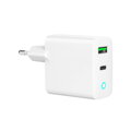 GEMBIRD TA-UC-PDQC20L-W-01, Nabíjačka, USB/USB-C