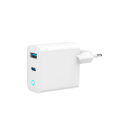 GEMBIRD TA-UC-PDQC65L-W-01, Nabíjačka, USB/USB-C