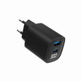 GEMBIRD Nabíjačka, USB/USB-C, 30W, čierna