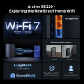 TP-Link Archer BE220 BE3600 Wi-Fi 7 Router