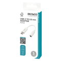 DELTACO USBC-1145, USB-C samec/Jack 3.5mm samica