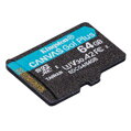 KINGSTON Canvas GO! Plus Gen4 Micro SDXC 64GB, Pamäťová karta (SDCG4/64GBSP)