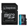KINGSTON Canvas GO! Plus Gen4 Micro SDXC 256GB, Pamäťová karta + SD Adaptér (SDCG4/256GB)