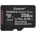 KINGSTON Micro SDXC CANVAS Select Plus 256GB+Adaptér