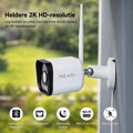 MEARI L1 Plus, Smart WiFi/LAN Kamera 2K, biela