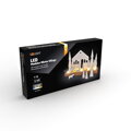 Solight LED modulárna zimná dedinka, 15x prvkov, 10x LED, 2x AAA
