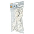 Solight flexo šnúra, 3x 1mm2, biela, 5m