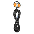 Solight flexo šnúra, 3x 1mm2, čierna, 2m
