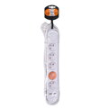 Solight predlžovací prívod, 5 zásuviek, USB 2.4A, biely, 3 x 1mm2, vypínač, 3m