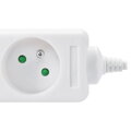 Solight predlžovací prívod, 6 zásuviek, biely, 1,5 m