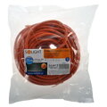 Solight predlžovací prívod - spojka, 1 zásuvka, 25m, 3 x 1,5mm2, oranžová