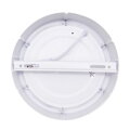 Solight LED mini panel CCT, prisazený, 12W, 900lm, 3000K, 4000K, 6000K, okrúhly