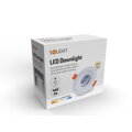 Solight LED podhľadové svietidlo bodové, 5W, 400lm, 4000K, okrúhle, biele