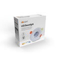 Solight LED podhľadové svietidlo bodové, 9W, 720lm, 4000K, okrúhle, biele