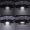 Solight WH27 čelová LED svietidlo, 3W + červené svetlo, 3x AAA