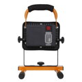 Solight LED reflektor, 20W, prenosný, nabijací, 1600lm, oranžovo-čierny