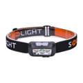 Solight WN40 LED čelové nabíjacie svietidlo, 150 + 100lm, biele a červené svetlo, Li-ion, USB