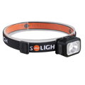 Solight WN52 LED čelové nabíjacia svietidlo, 170lm, teplé+studené svetlo, Li-Ion
