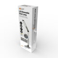 Solight LED stolná lampička stmievateľná, 11W, zmena chromatickosti, brúsený hliník, strieborná