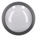 Solight LED vonkajšie osvetlenie guľaté, sivé, 13W, 910lm, 4000K, IP54, 17cm