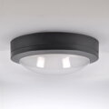 Solight LED vonkajšie osvetlenie guľaté, sivé, 13W, 910lm, 4000K, IP54, 17cm