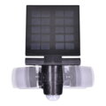 Solight LED solárne svetlo so senzorom, 8W, 600lm, Li-on, čierna