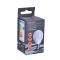Solight LED žiarovka, miniglobe, 4W, E14, 3000K, 340lm, biele prevedenie