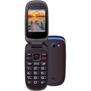 MAXCOM Comfort MM818 čierna/modrá