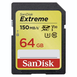 SanDisk Extreme SDXC 64GB 150MB/s UHS-I