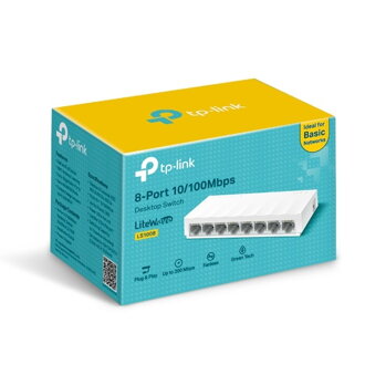 TP-Link LS1008, Switch 8-Port/100Mbps/Des