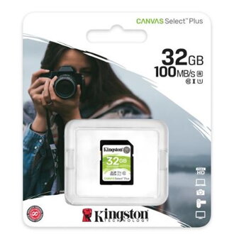 KINGSTON SDHC Canvas Select Plus 32GB 100MB/s UHS