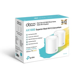 TP-Link Deco X20(2-pack), AX1800 Whole Home Mesh WiFi System WiFi 6
