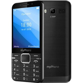 MYPHONE Up, Mobilný telefón, čierny