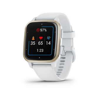 GARMIN VENU SQ 2, Smart hodinky, Cr Gold/White