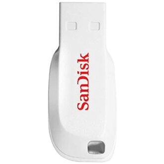 SanDisk USB Cruzer Blade 16GB, biely