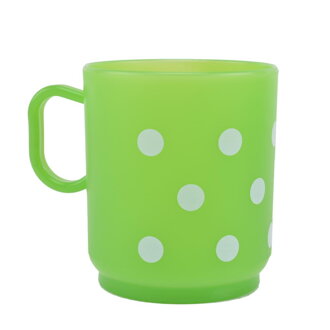Hrnček UH 250 ml zelený BODKY