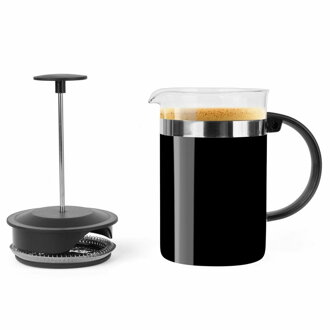 Kanvica na kávu a čaj 800ml sitko-piest, nerez FRENCH PRESS