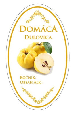 Samolepka domáca DULOVICA 16ks etikiet
