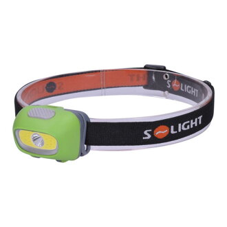 Solight LED čelové svietidlo, 3W Cree + 3W COB, 120lm, bílé + červené světlo, 3x AAA