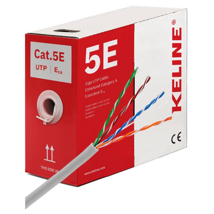 KELINE kábel UTP CAT5E PVC drôt 305m/balenie 799053-ECA-RLX
