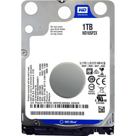 WD BLUE Mobile 1TB/2,5"/128MB/7mm