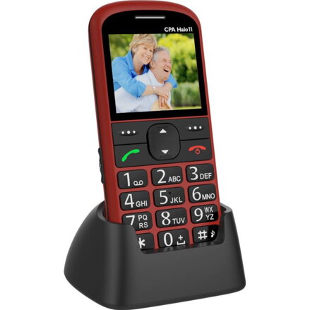 MYPHONE Telefón pre seniorov HALO 11 červený