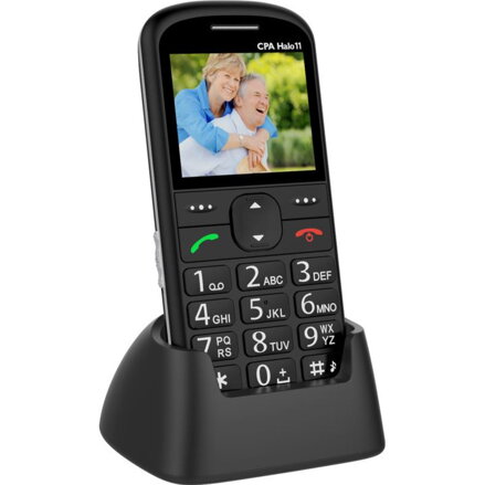 MYPHONE Telefón pre seniorov HALO 11 čierny