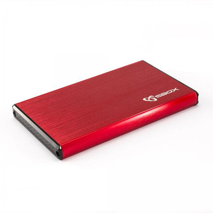SBOX 2,5" HDD Case HDC-2562 / USB-3.0 Red