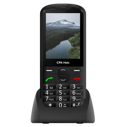 MYPHONE CPA HELO 18, Telefón pre seniorov čierny