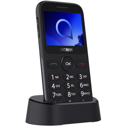 ALCATEL Telefón pre seniorov 2019G Metallic Gray