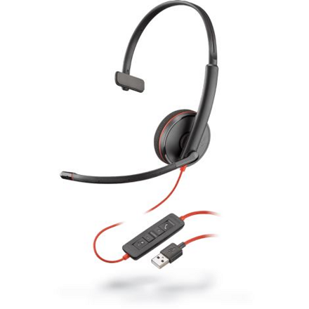 PLANTRONICS Slúchadlá s mikrofónom C3210 USB-A