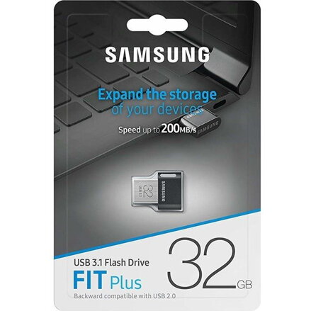 SAMSUNG FIT Plus Flash Drive 32GB USB 3.1 (MUF-32AB/APC)