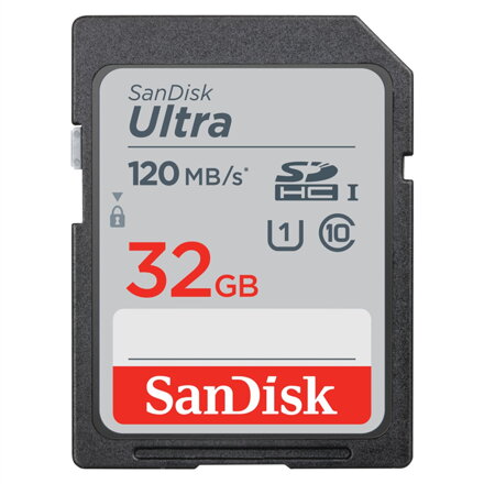 SanDisk Ultra SDHC 32GB 120 MB/s Class 10 UHS-I